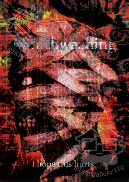 Curly Print - Mouthwashing