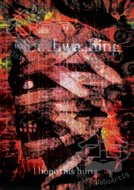 Curly Print - Mouthwashing